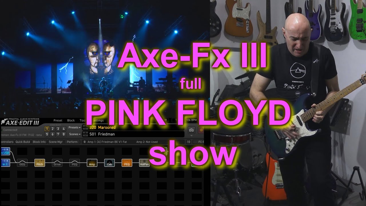 Axe-Fx III does PINK FLOYD full live show