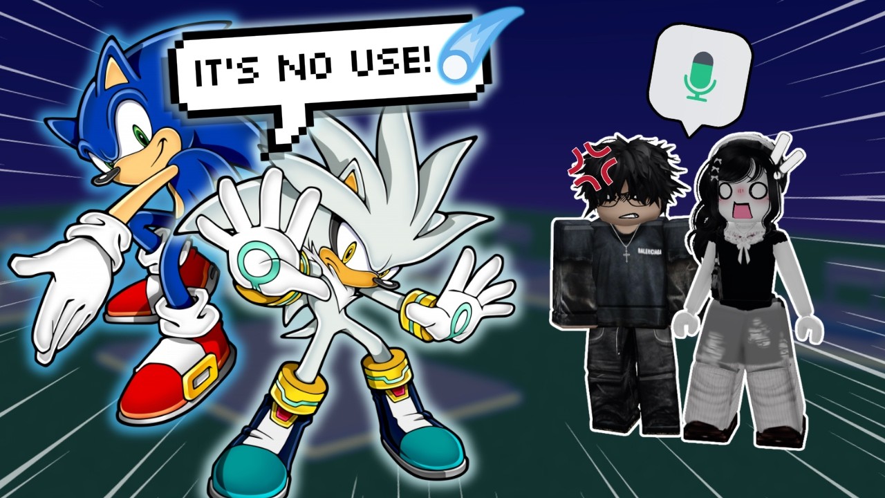 SONIC and SILVER BRING CHAOS in ROBLOX VOICE CHAT