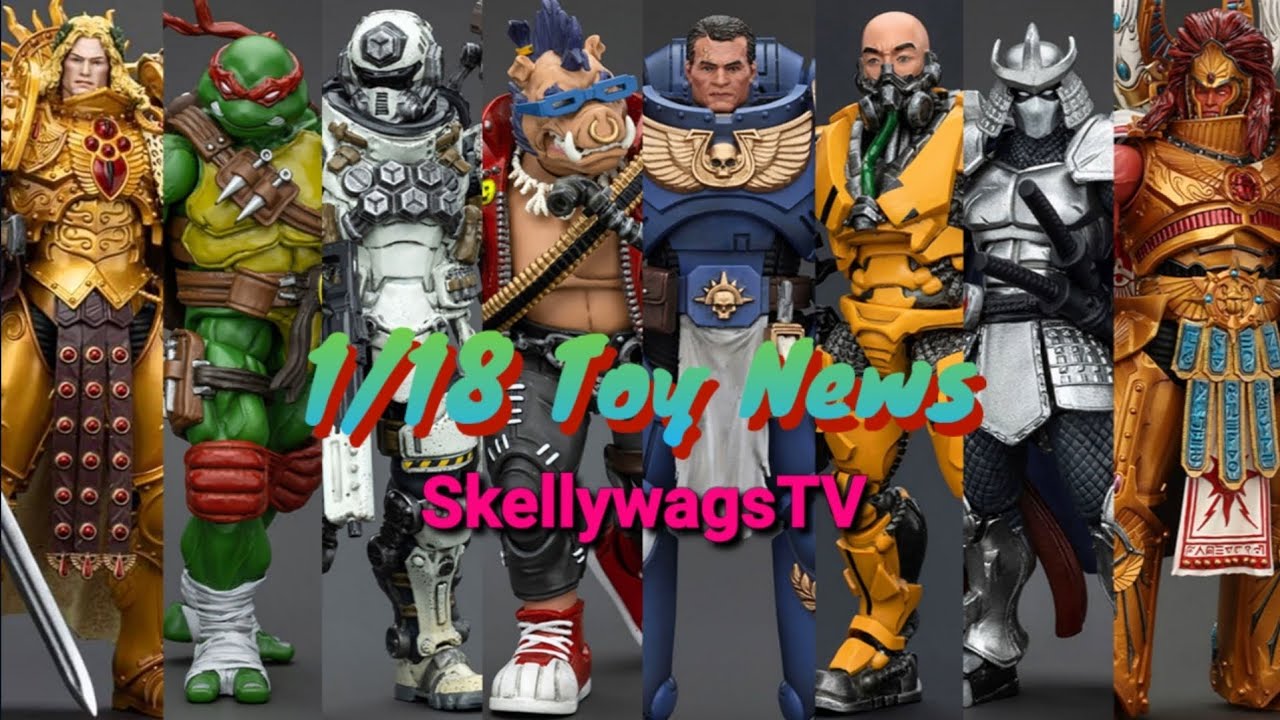 1/18 Toy News: Joytoy TMNT, Space Marine 2, Sanguinius, Magnus, Yu Jing, Strife and more