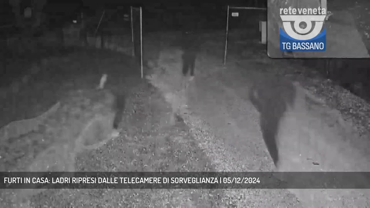 FURTI IN CASA: LADRI RIPRESI DALLE TELECAMERE DI SORVEGLIANZA | 05/12/2024