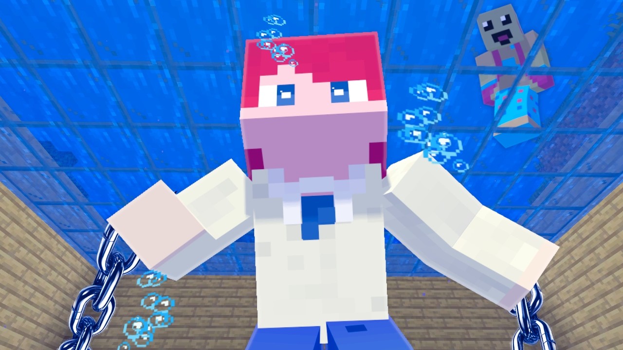 Заперт в секретном водном убежище! 😨 [Minecraft]