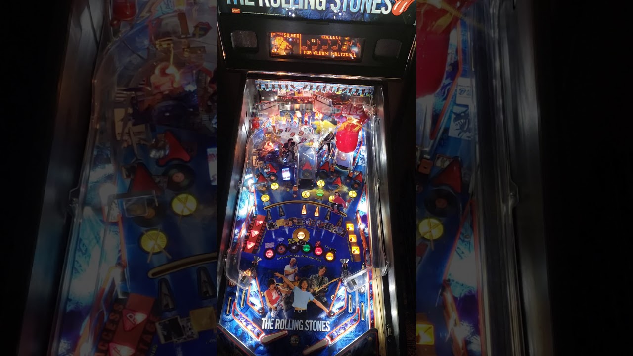 Stern Rolling Stones pinball gameplay