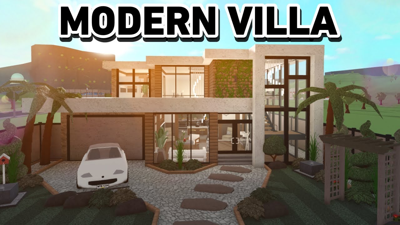 BUILDING A MODERN VILLA IN BLOXBURG