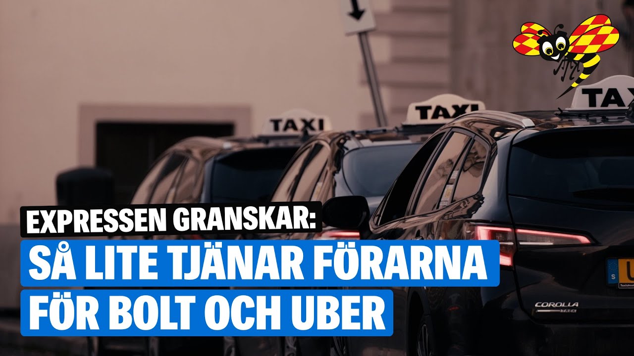 ”Taxislavarna” tvingas jobba 13 timmar om dagen: ”Är inte ett bra liv”