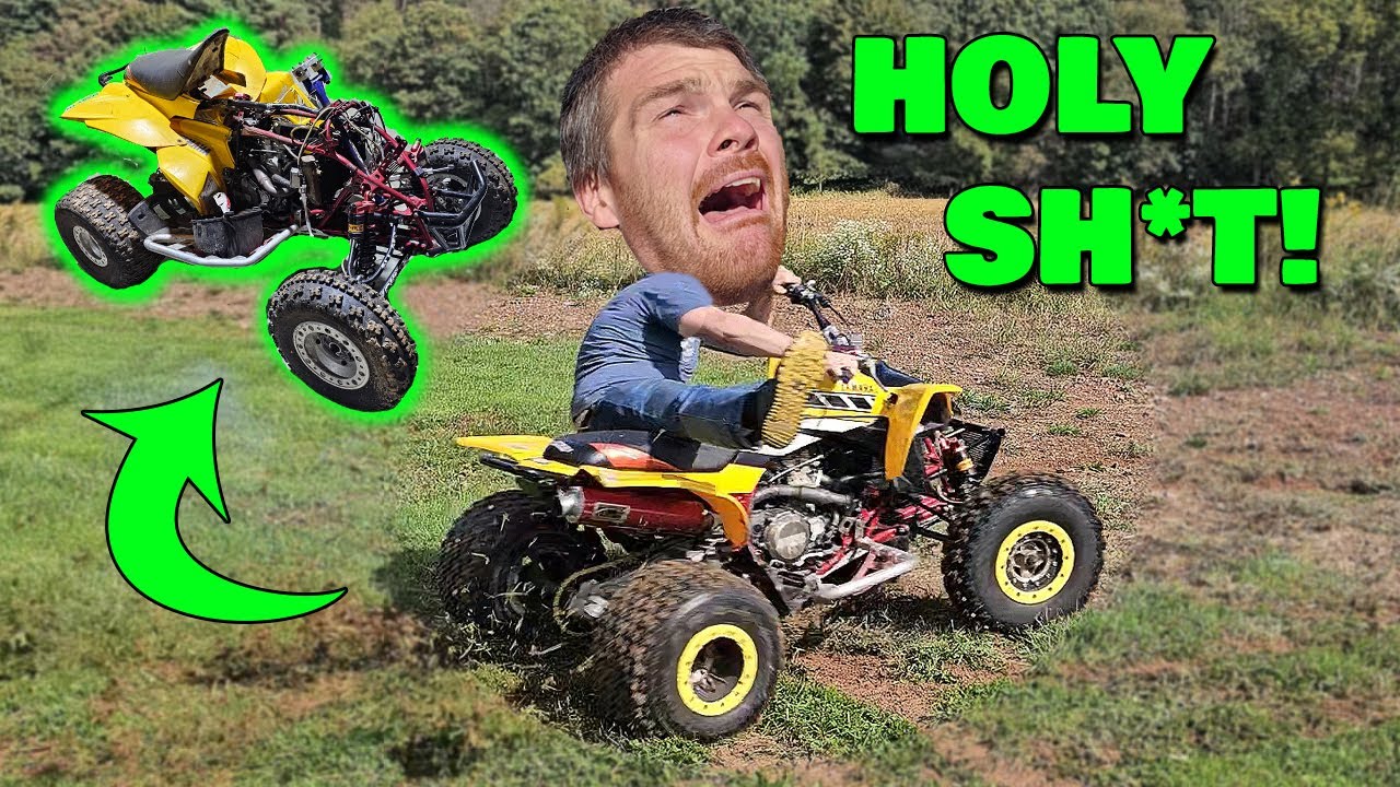 I Bought a TRASHED yfz450 & Turned it DREAM Quad! It Was BAD! (Now INSANE FAST!)
