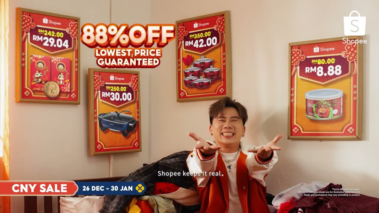 Shopee x 3P - 《恭喜你》| &ldquo;Gong Xi Ni&rdquo;  | 新年大促销 2025 | CNY Sale 2025