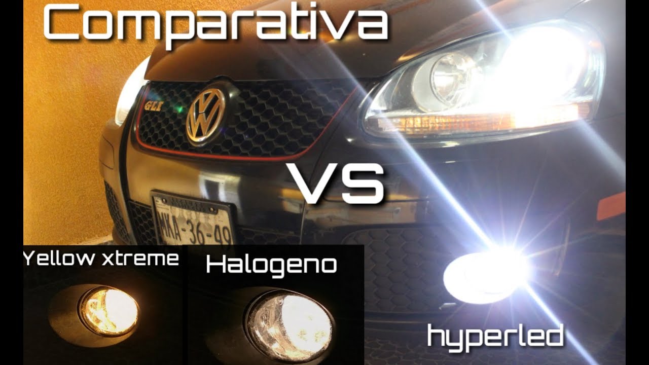 Como cambiar las nieblas del bora y Diferencias entre Led, Halogeno y yellow xtreme