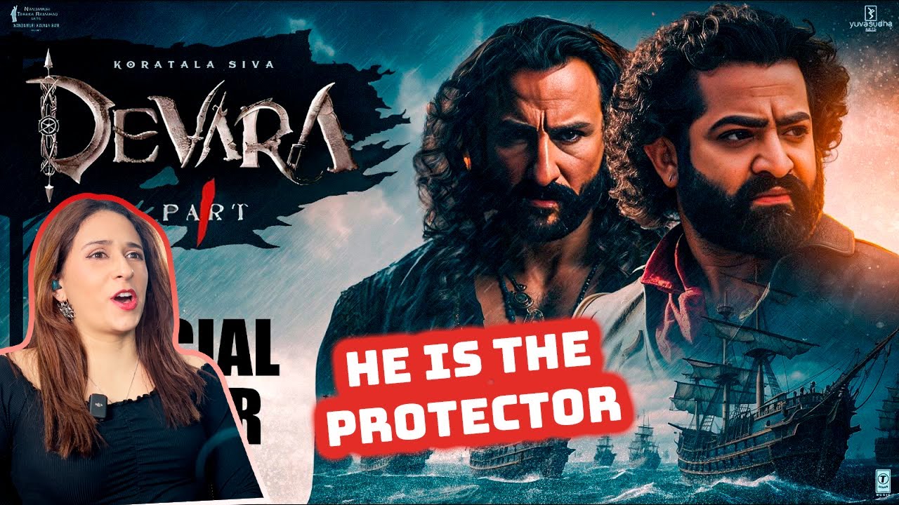 Devara Part I trailer reaction | N.T. Rama Rao|Saif Ali Khan|Janhvi Kapoor|Prakash Raj|Koratala Siva