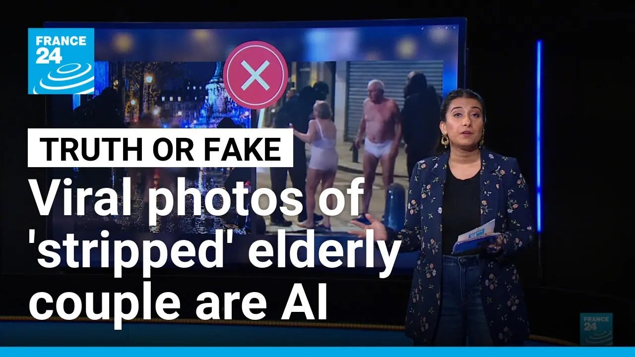 France riots: AI photos falsely depict elderly couple 'stripped and robbed' &bull; FRANCE 24 English