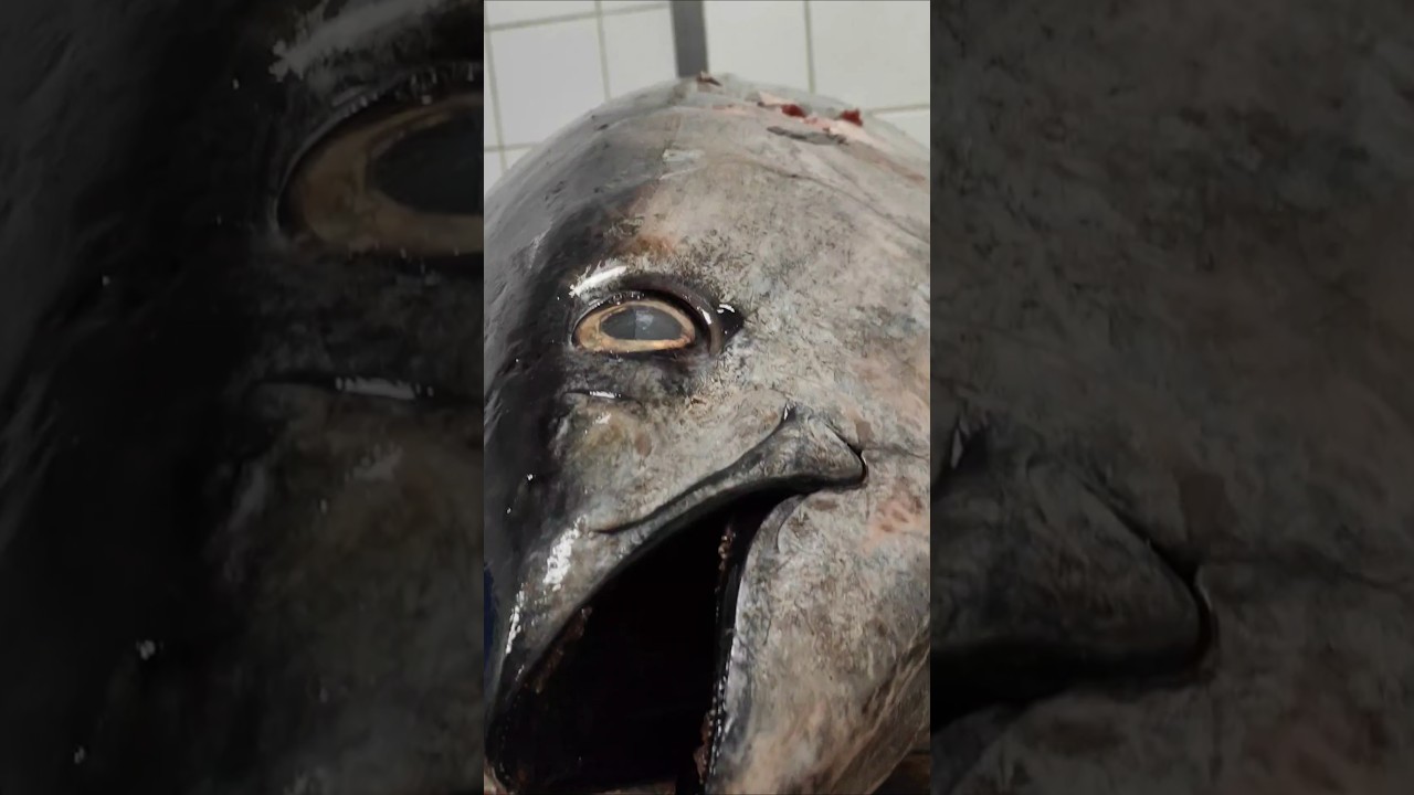 100 kg fresh big Tuna fish cutting Caricut #shorts #video #skills #fishing #viralvideo#seafood#short