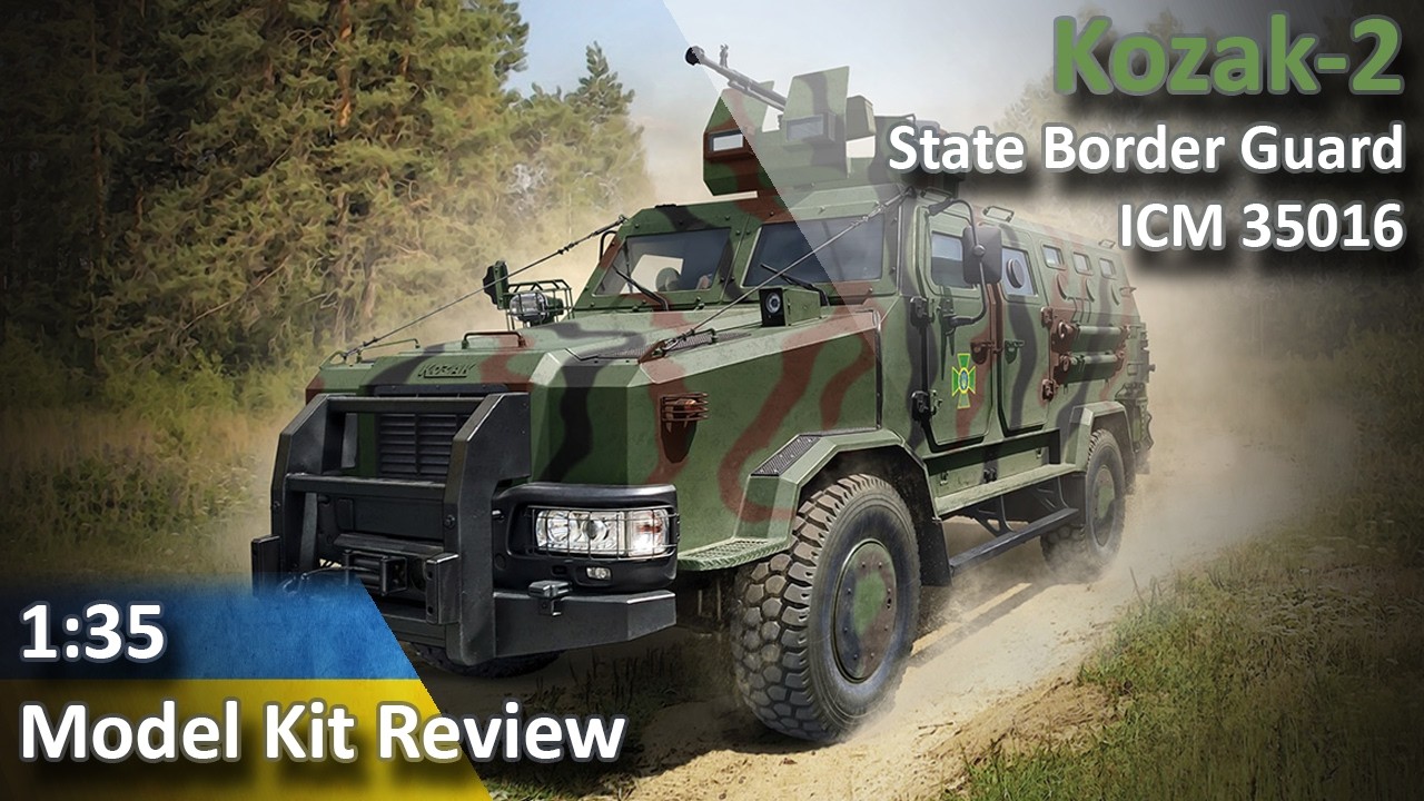 ‘Kozak-2’ State Border Guard Service of Ukraine 1/35 Model Kit Review