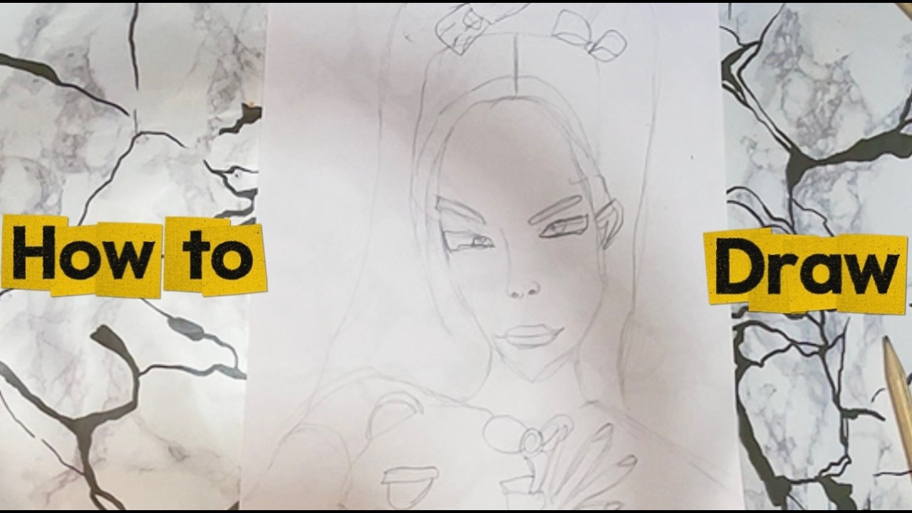 How to DRAW MIRA. Huntrix. K-pop