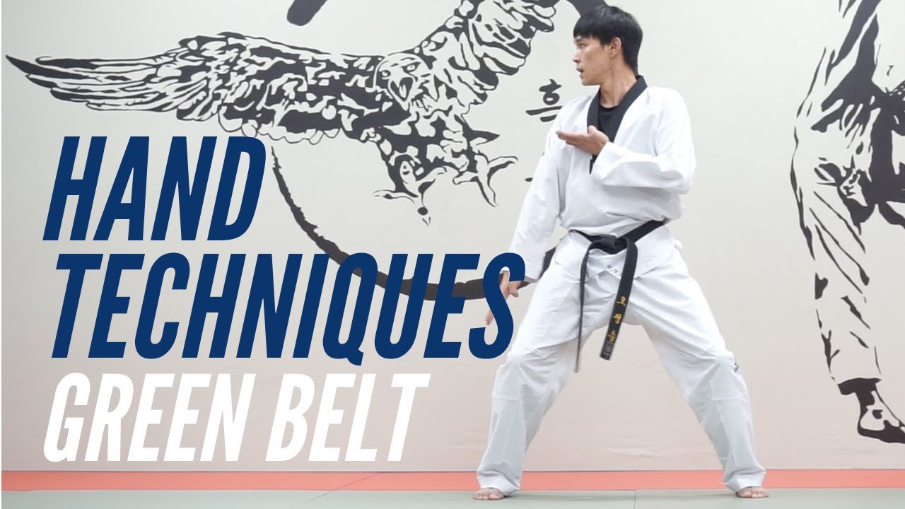 Taekwondo Hand Techniques, Green Belt Curriculum