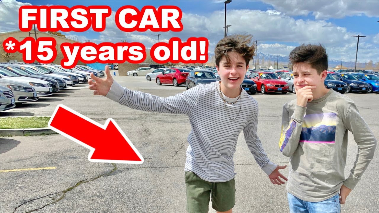 SHOPPING FOR OUR FIRST CAR AT 15 YEARS OLD! *DREAM CAR*
