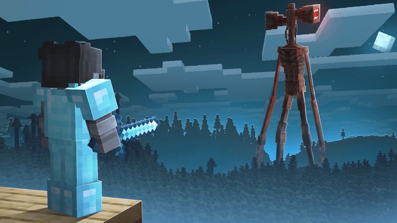 I Added a Siren Head Mod To My Minecraft World