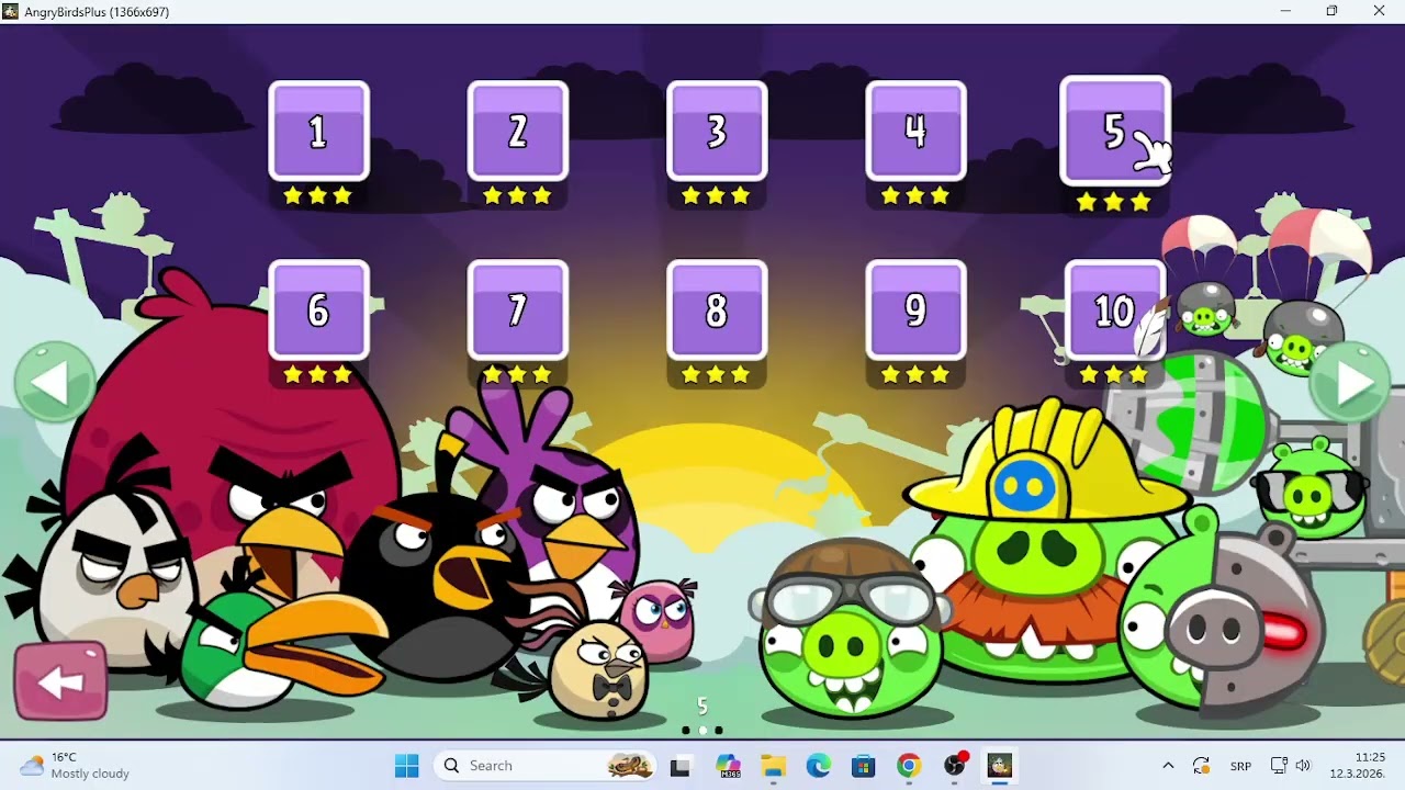 Angry Birds Plus 1.2.0 Gameplay By Galactuz