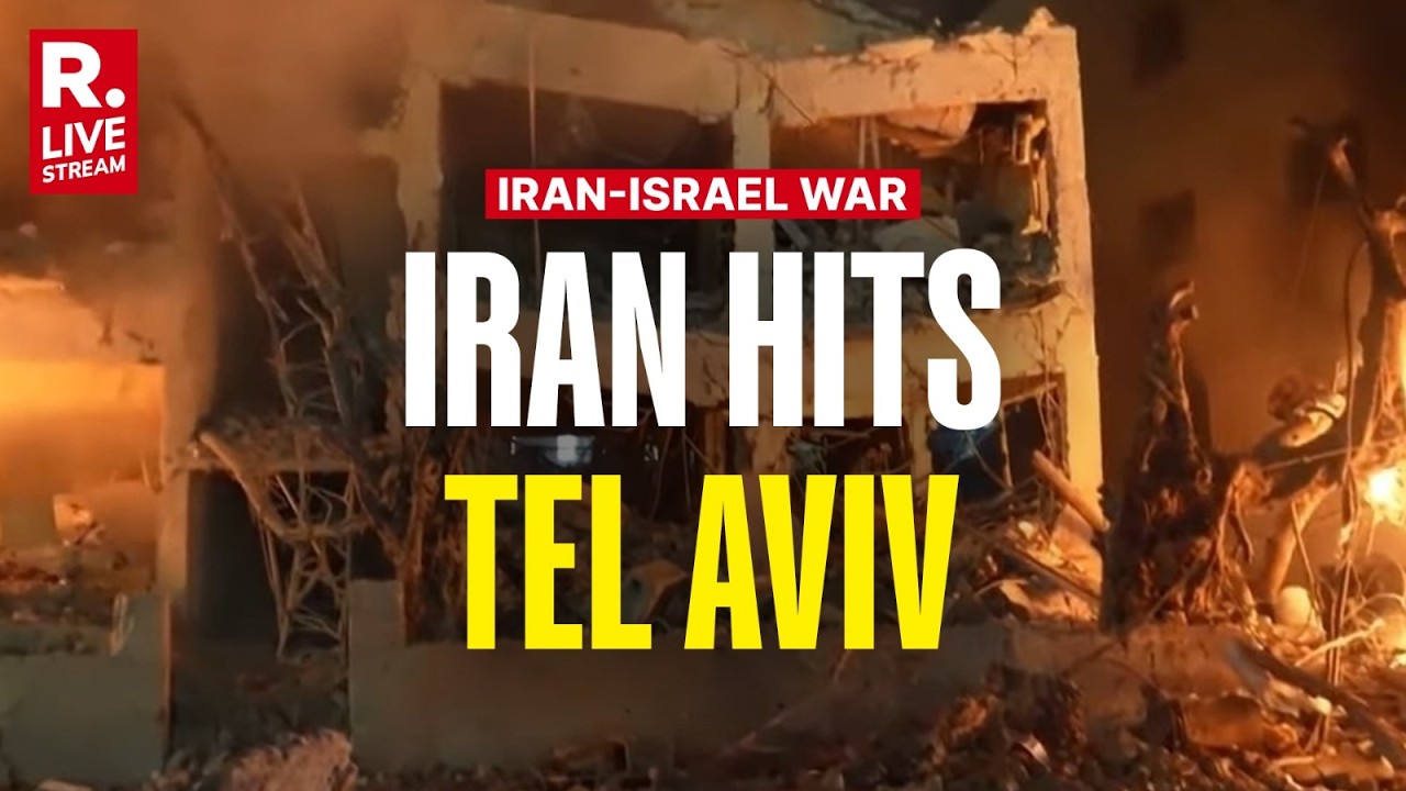 Iranian Missile Strike on Tel Aviv, One Person Killed | Iran-Israel war | Trump |Netanyahu |Khamenei