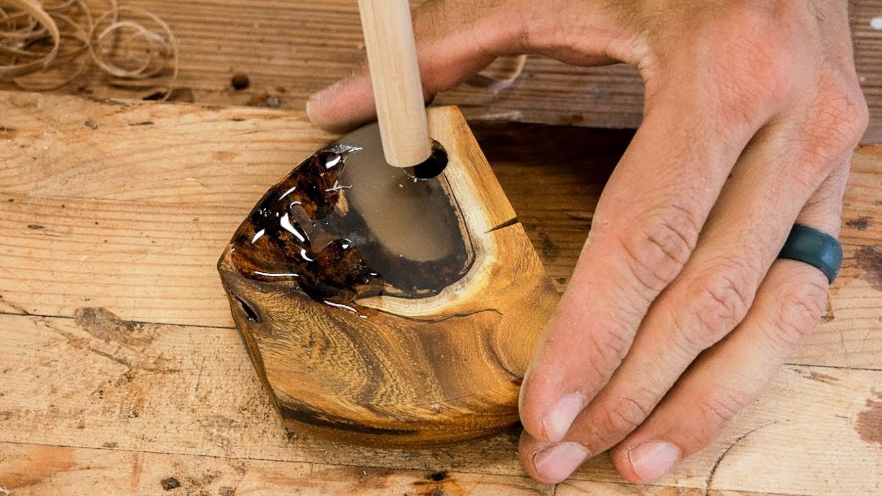 Making An Osage Orange and Epoxy Golf Putter