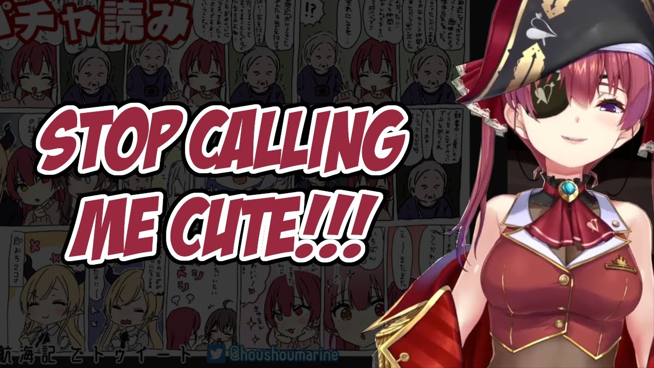 Marine Is Not Used To Being Called Cute【Hololive】