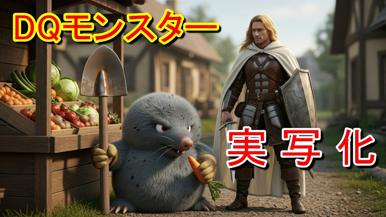 ドラゴンクエスト４【実写化その➀旅の始まり】あなたが勇者なら…勝てそうなモンスターいる？