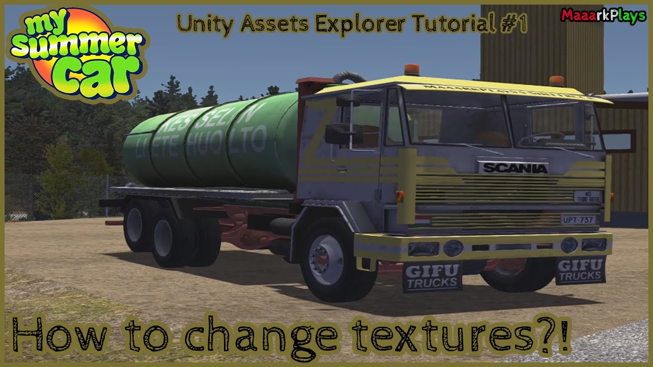 HOW TO CHANGE TEXTURES - My Summer Car Tutorial - MaaarkPlays