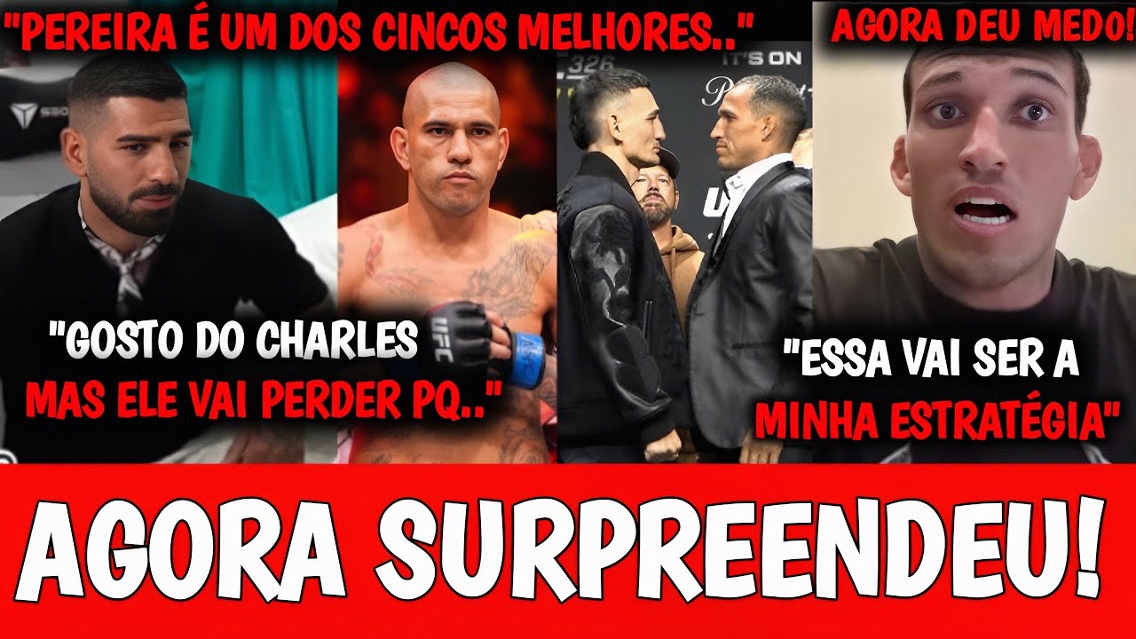 🚨Topuria ENALTECE Poatan, FAZ PREVISÃO para Charles x Holloway| Charles REVELA ESTRATÉGIA PARA LUTA