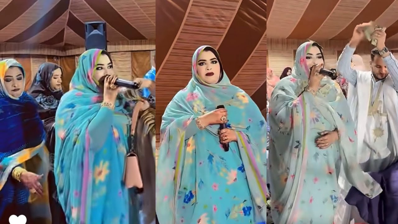 فقرة غنائية لكرمي منت ابا في عرس اهل عمر تيشيت