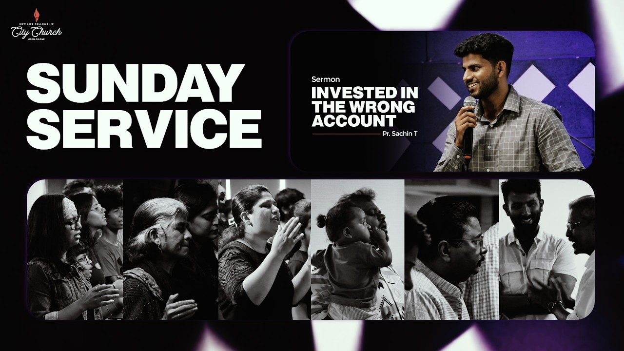 Invested in the Wrong Account | Pr. Sachin | Sunday Service | 14.06.2026 | NLF City Church | Live