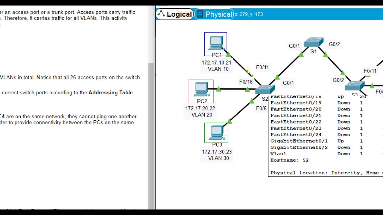 Packet Tracer 3.4.5 — настройка каналов связи