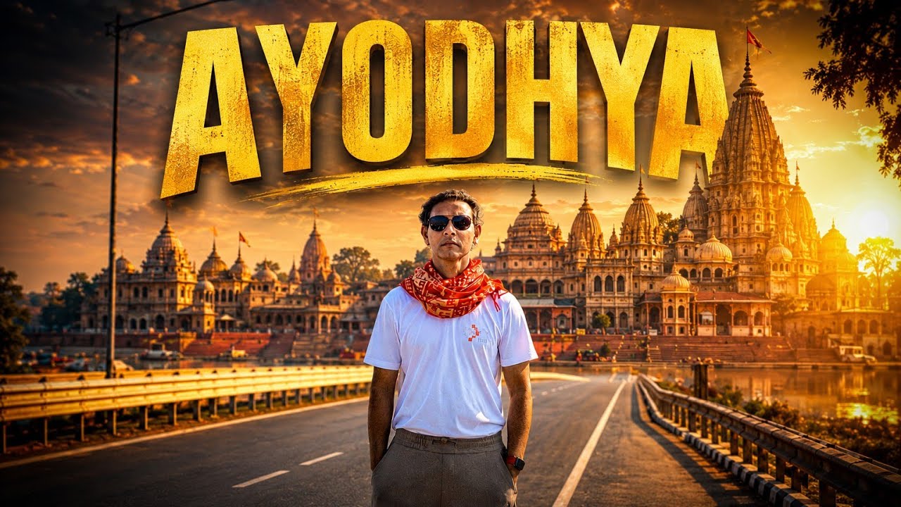 गाज़ीपुर से कश्मीर , कन्याकुमारी साइकिल यात्रा 🚴‍♂️ | Day 2 अयोध्या पहुँचा 🚩 | 5100KM इंडिया चैलेंज