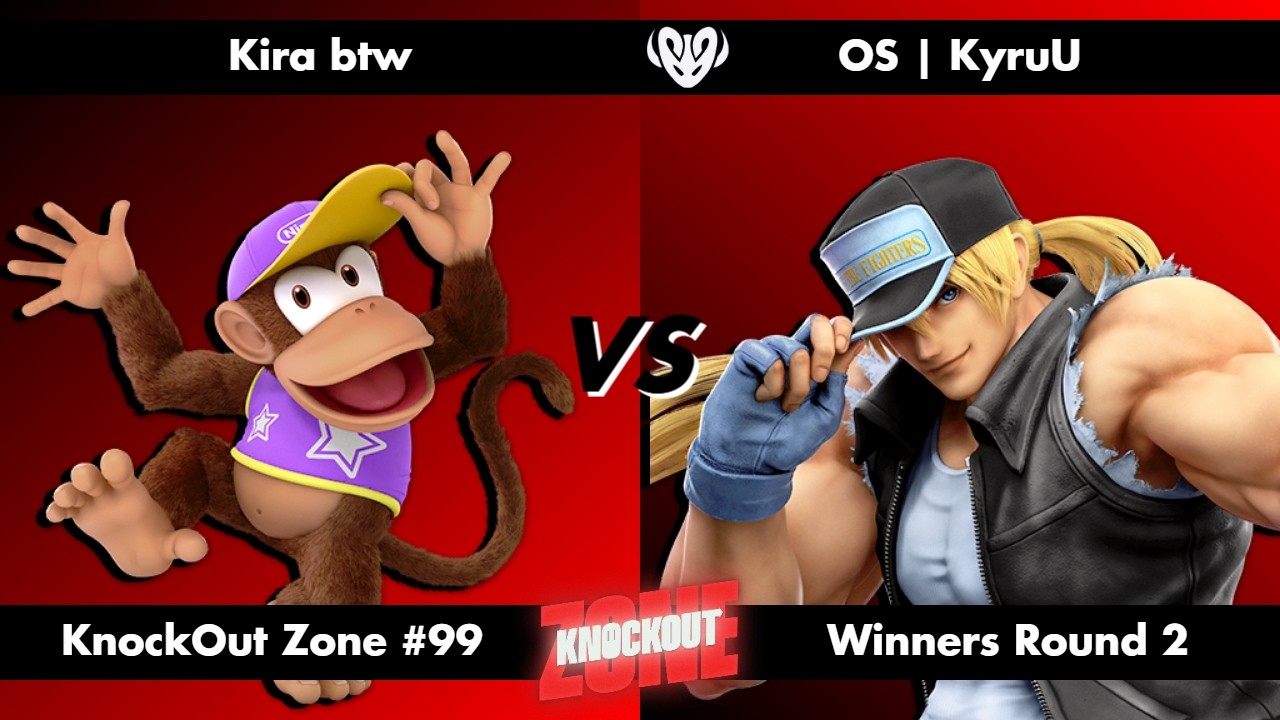 KnockOut Zone #99 - SSBU Winners Round 2 - Kira btw (Diddy Kong) vs KuruU (Terry)