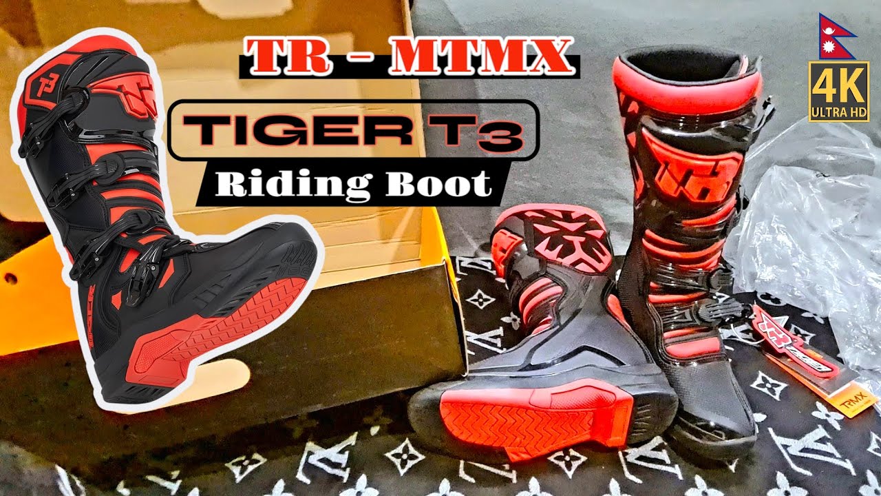 Unboxing TR - Tiger T3 Riding Boot | Tiger T3 | TRMX | VFM Riding Boots | Nepal | Raw Video 