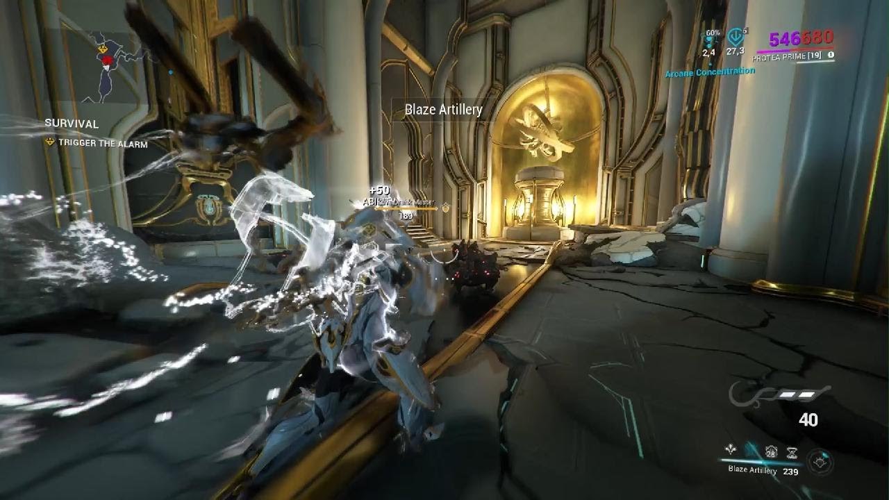 Warframe - Testando a Protea