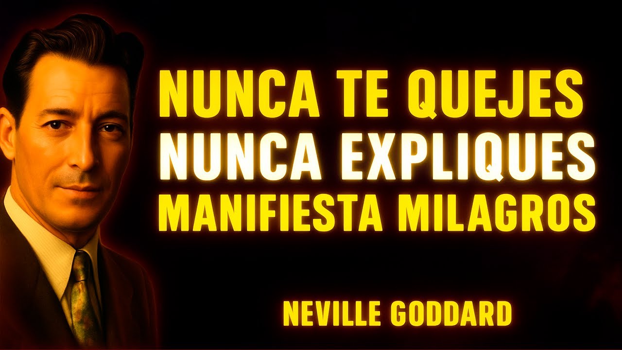 NUNCA TE QUEJES NUNCA EXPLIQUES MANIFIESTA MILAGROS - NEVILLE GODDARD