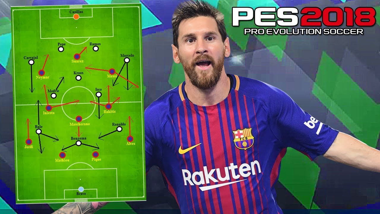 PES 2018 É O MELHOR JOGO DE FUTEBOL TÁTICO!