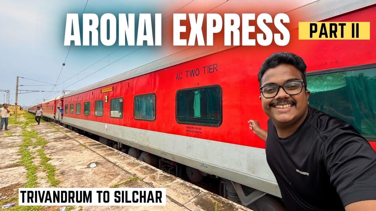 Aronai Express Day 2 – On-Time till Vizag, Delay Begins! India’s 2nd Longest Train Journey Continues
