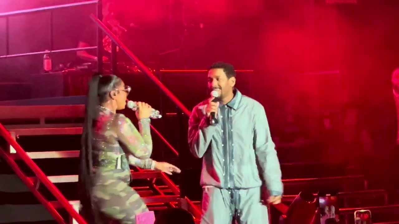Ashanti brings out Lloyd to perform Southside at My Platinum Playlist at The Greek Theater