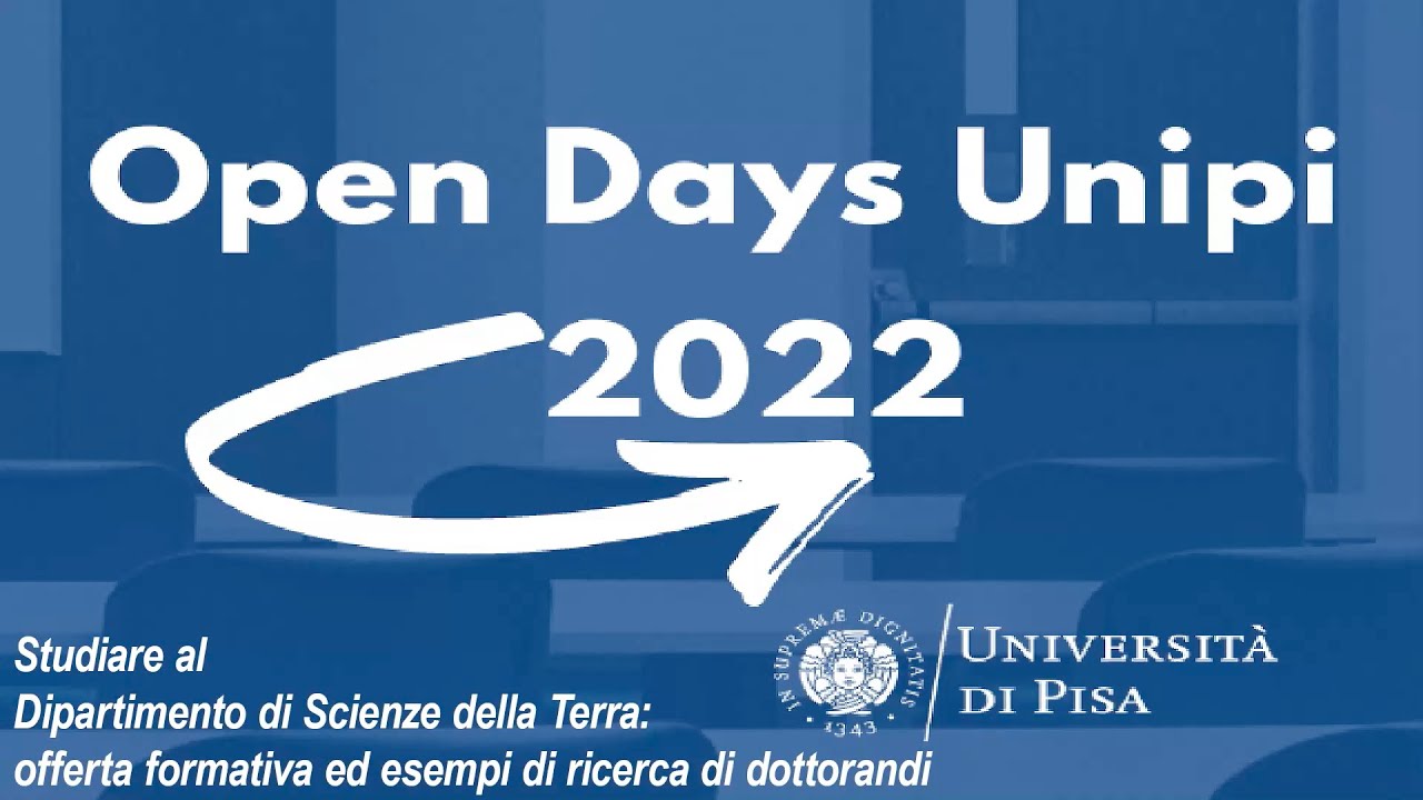 Presentazione del Dipartimento di Scienze della Terra - Università di Pisa
