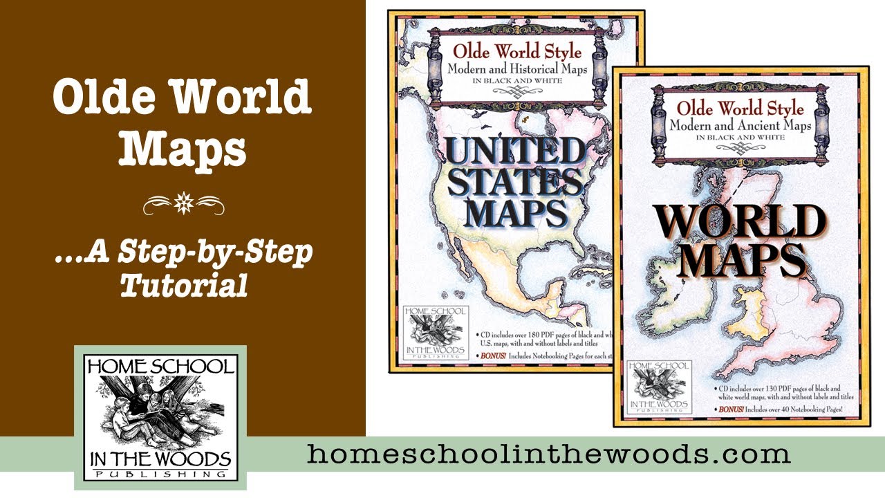 Olde World Style Maps: A Step-By-Step Tutorial