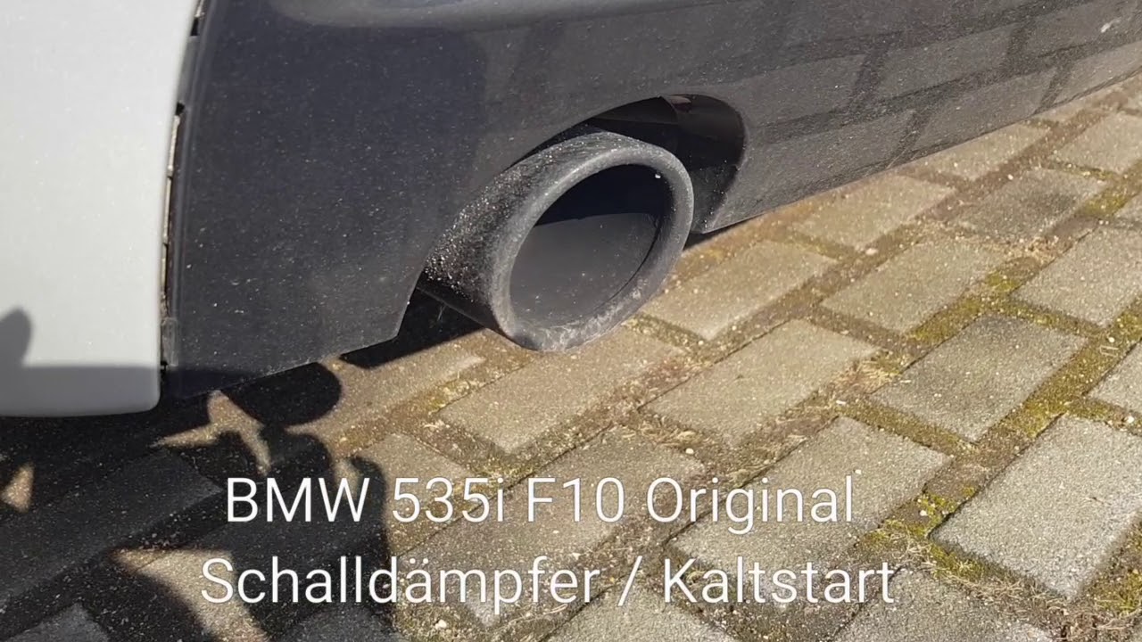 BMW 535i F10 N55 Original VS M-Performance Original Exhaust
