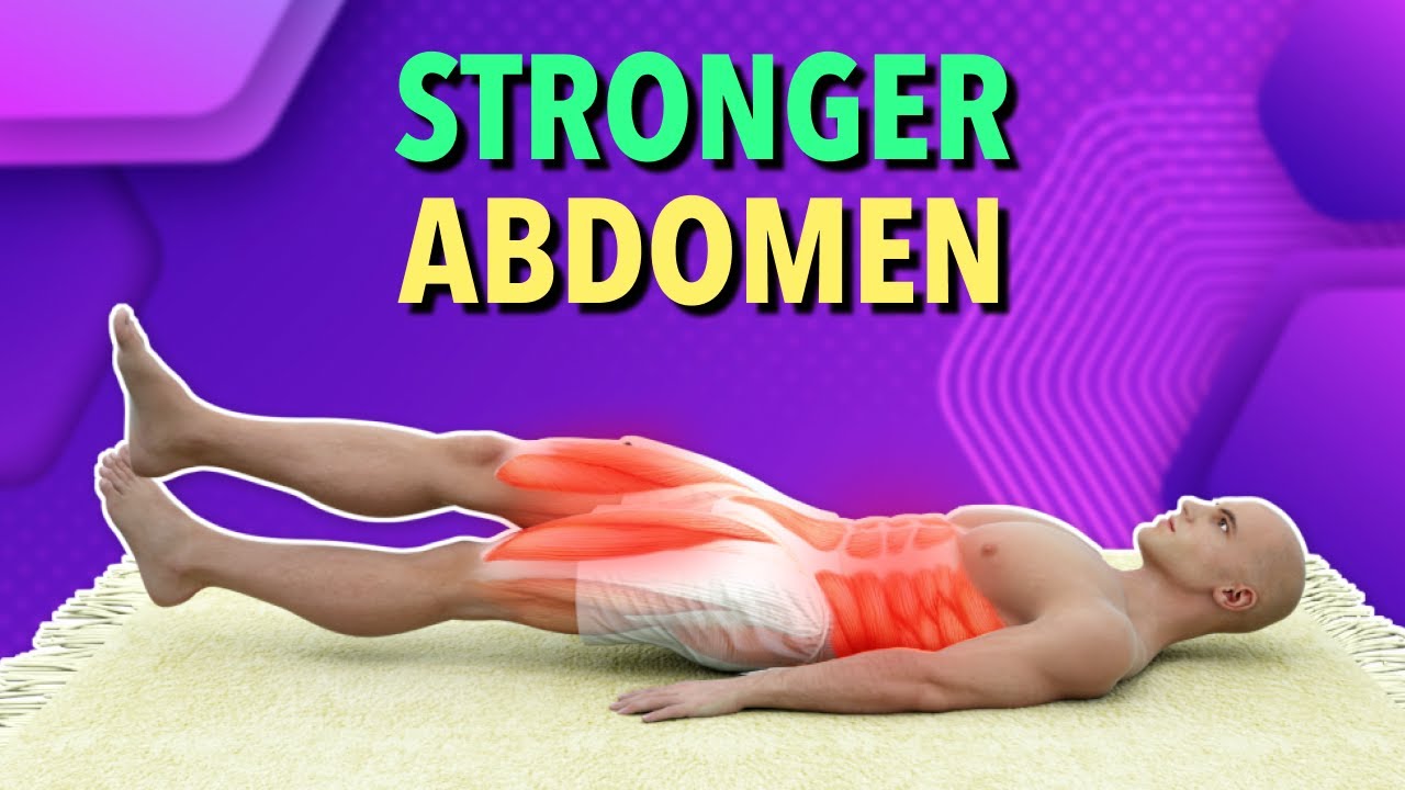 Exercises for a Flatter Abdomen & Stronger Core in Under 10 Minutes 🔥