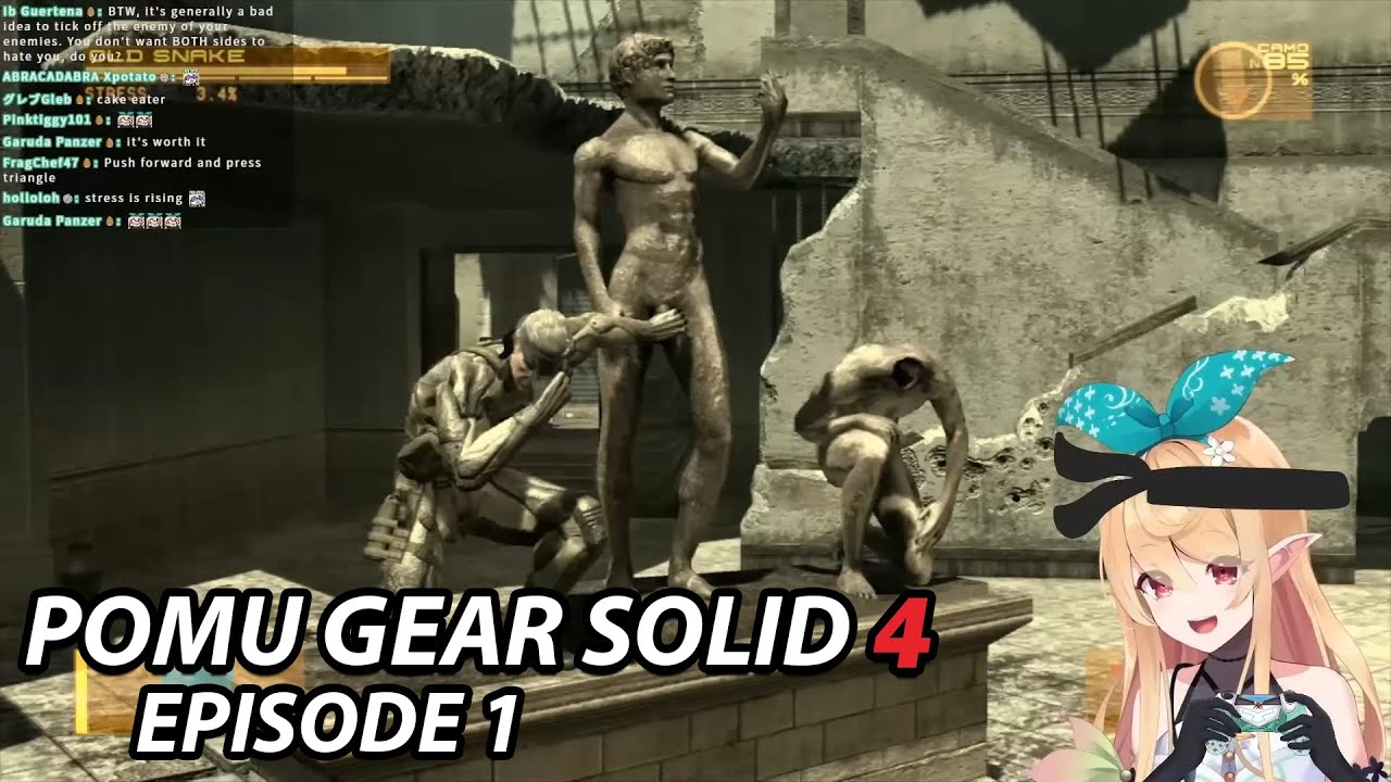 Pomu Rainpuff играет в Metal Gear Solid 4 (Highlights EP1: War Has Changed)【NIJISANJI EN】