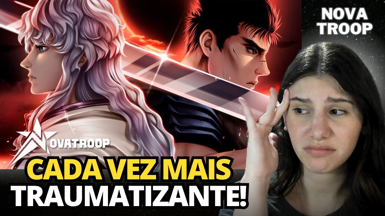 SEM PSICOLÓGICO! REACT - A Lâmina e o Falcão | Novatroop | Griffith e Guts (Berserk) Feat. Fireezin