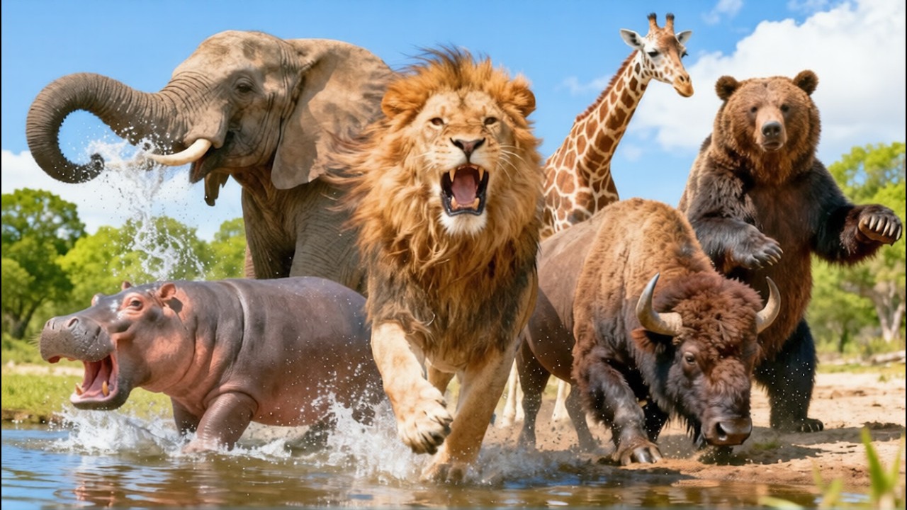 Peaceful Animal Journey: Across World Forests and Open Savannahs | Animal Hewan