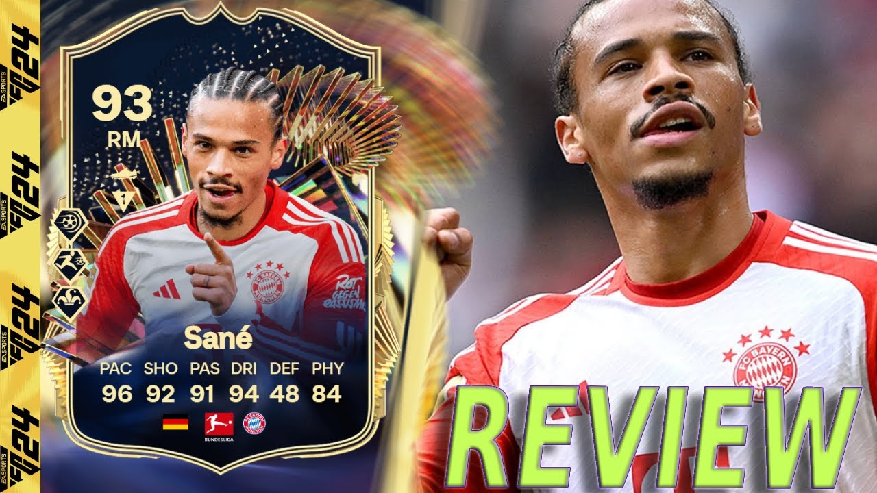 ES BUENO? 93 LEROY SANE TOTS SBC EA FC 24 TEAM OF THE SEASON