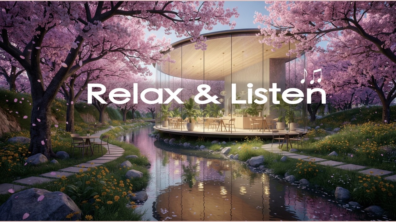 [playlist] 🌸 Lo-Fi Piano Café Music | Music for Study, Working.