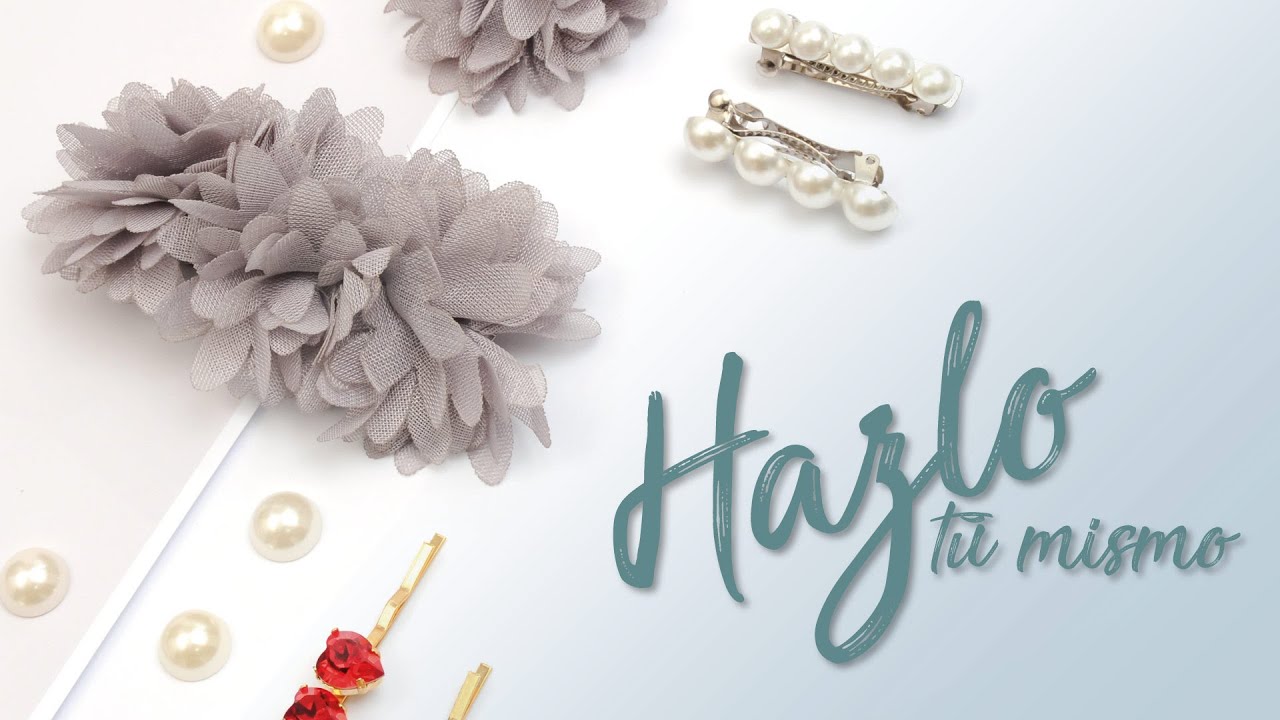 💥Accesorios para el cabello ❤️😍 DIY ganchos en 3 sencillos pasos