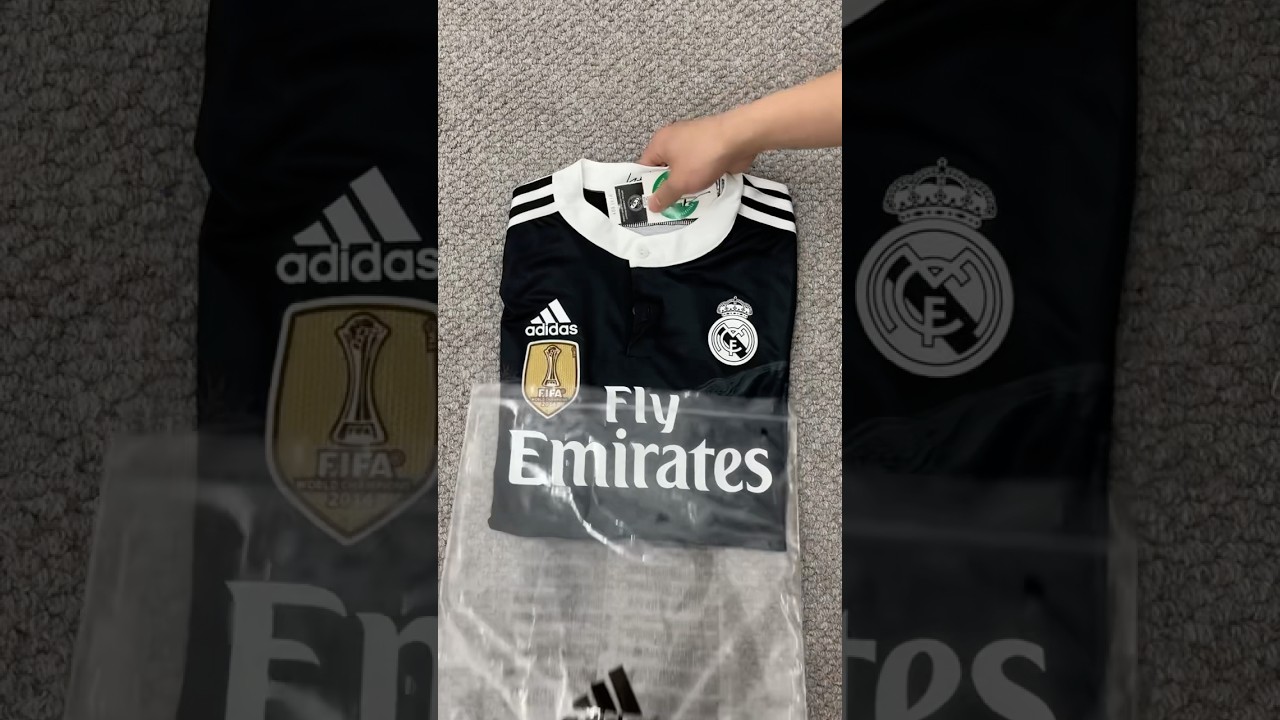 Retro Real Madrid 2014/15 away Black Dragon Player Edition No.7 C Ronaldo jersey 