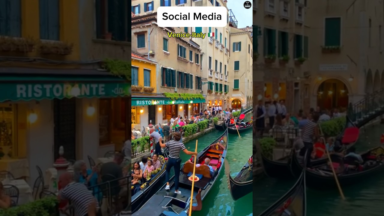 Social Media vs Reality - Italy 🇮🇹 | top10picking #shorts #travel #venice