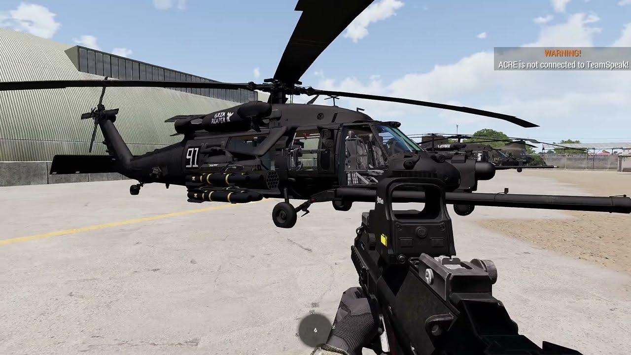 91st SFG - Hatchet H60 Mod - MH-60M Blackhawk - Engine Startup, HMD, & FLIR Pod Setup